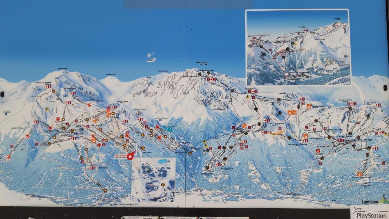 Bourg St Maurice Les Arcs 1800 Charvet Belles Challes Vue Panoramique, Nature, Bien Etre, Paisible, Espace Екстериор снимка